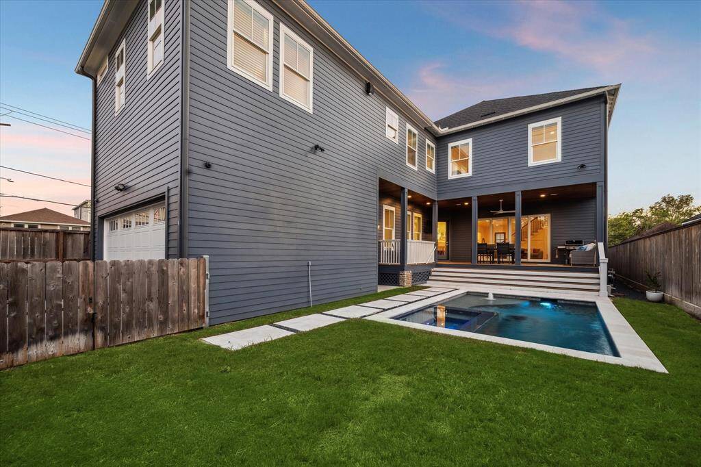 It's rare in the Heights to enjoy this large of a home with a pool and still have more back yard!