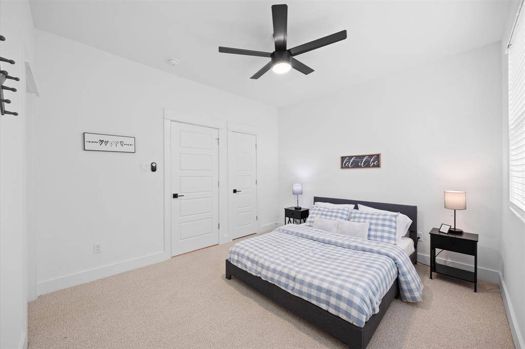 Secondary bedroom located on the second floor with jack & jill bathroom.