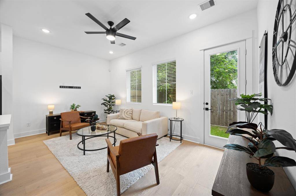 Spacious open concept living/dining/kitchen area on the first floor!