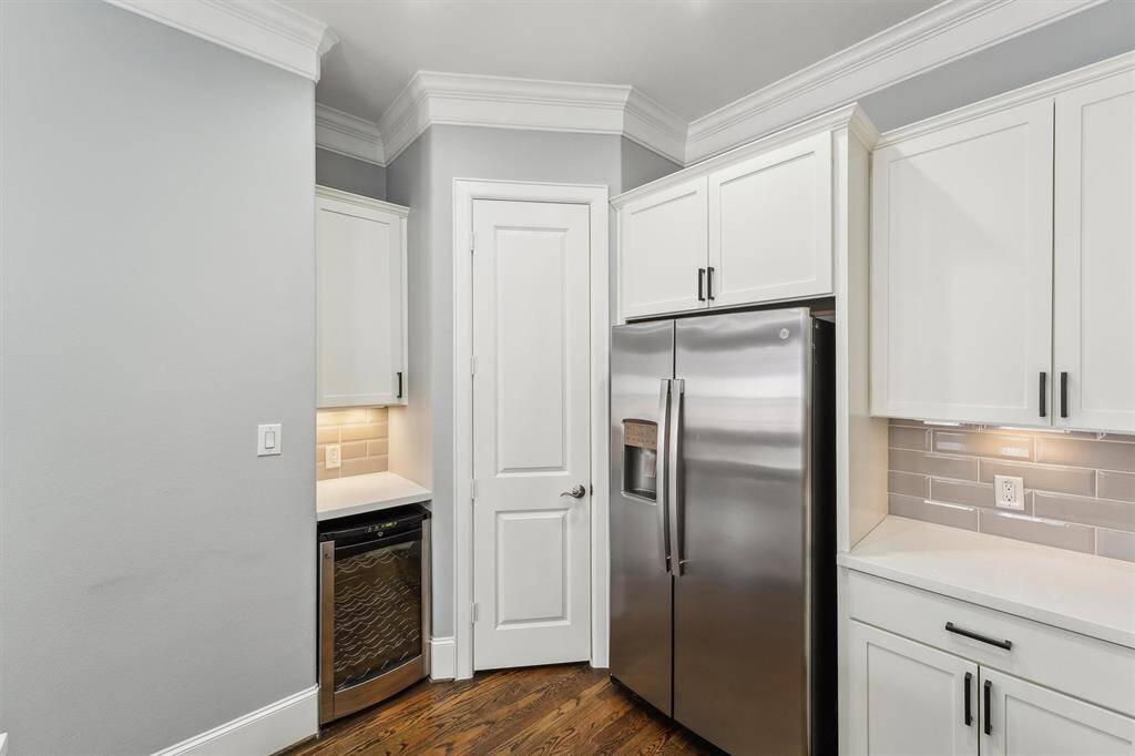 Dry Bar + Beverage Fridge