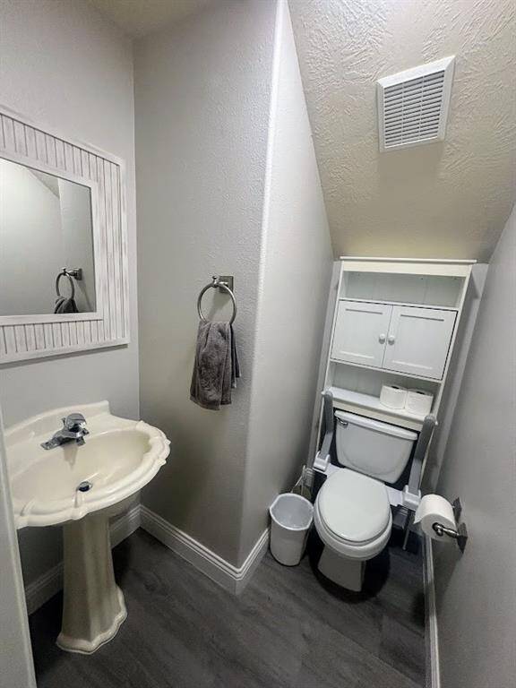 half bath down