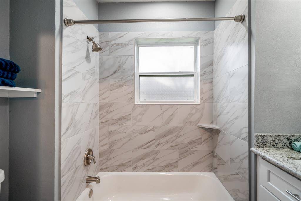 beautifully tiled showers