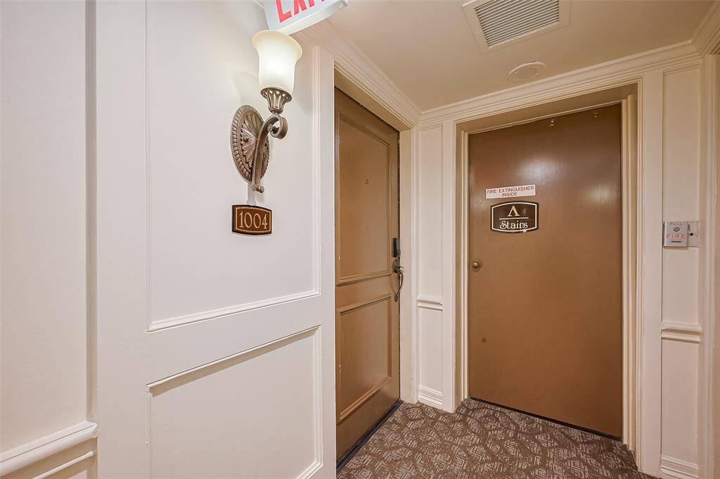The unit is located at the end of the corridor—quiet, peaceful, and private.