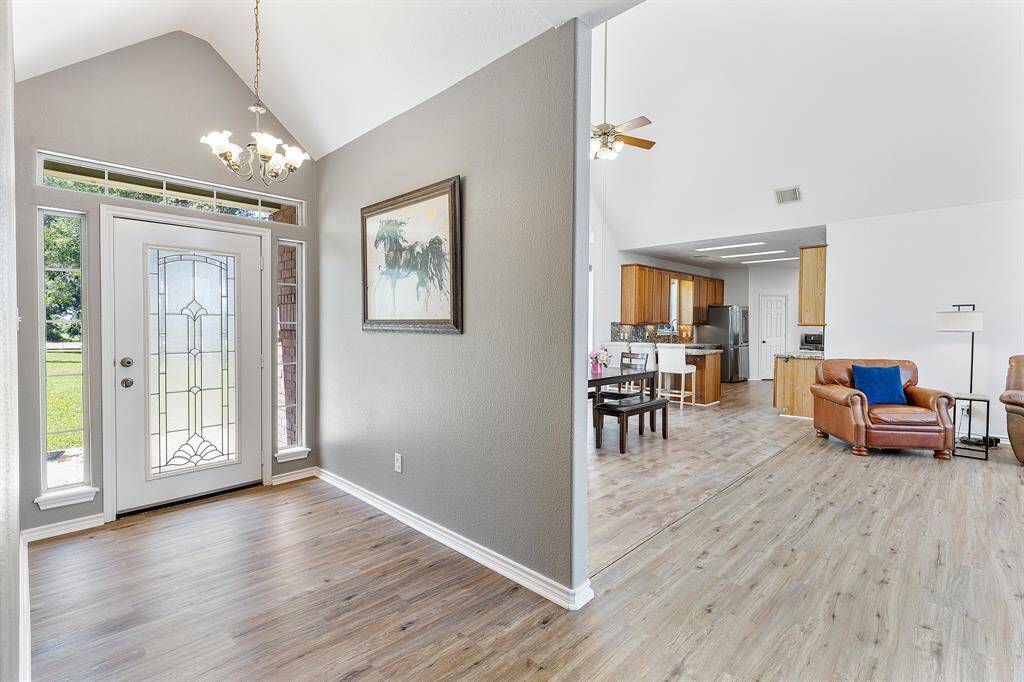 Enjoy enhanced privacy with this home set well back from the street.