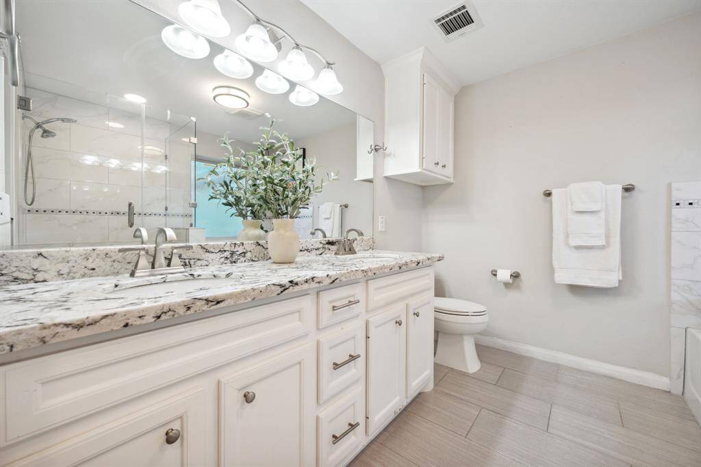 Double sinks = double the space for your skincare empire.