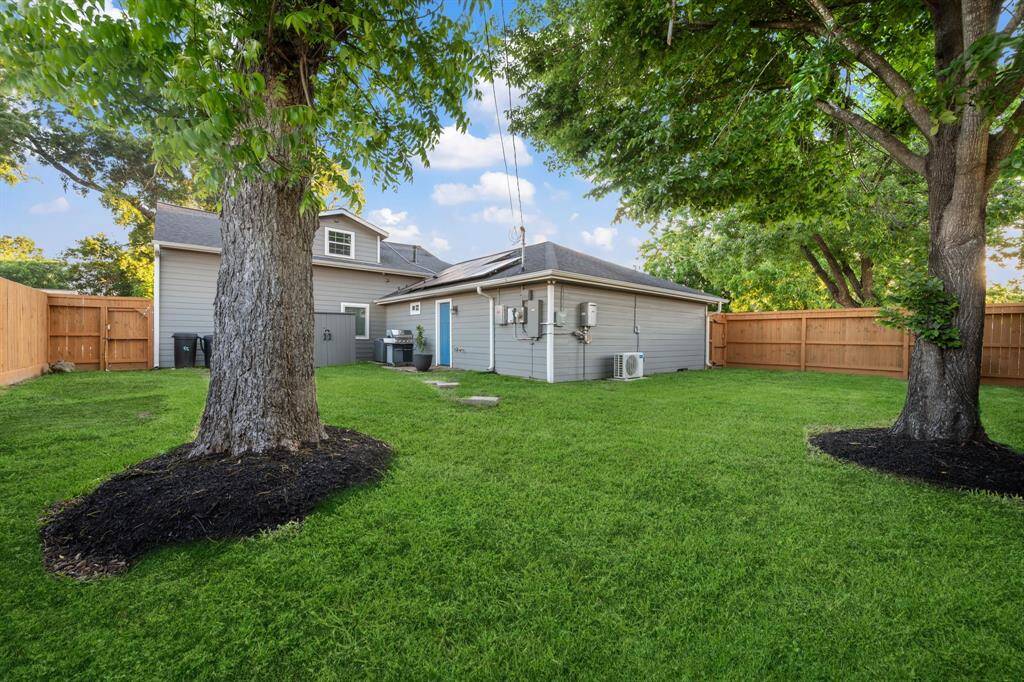 Backyard goals: shade, solar, and space for epic fetch sessions.