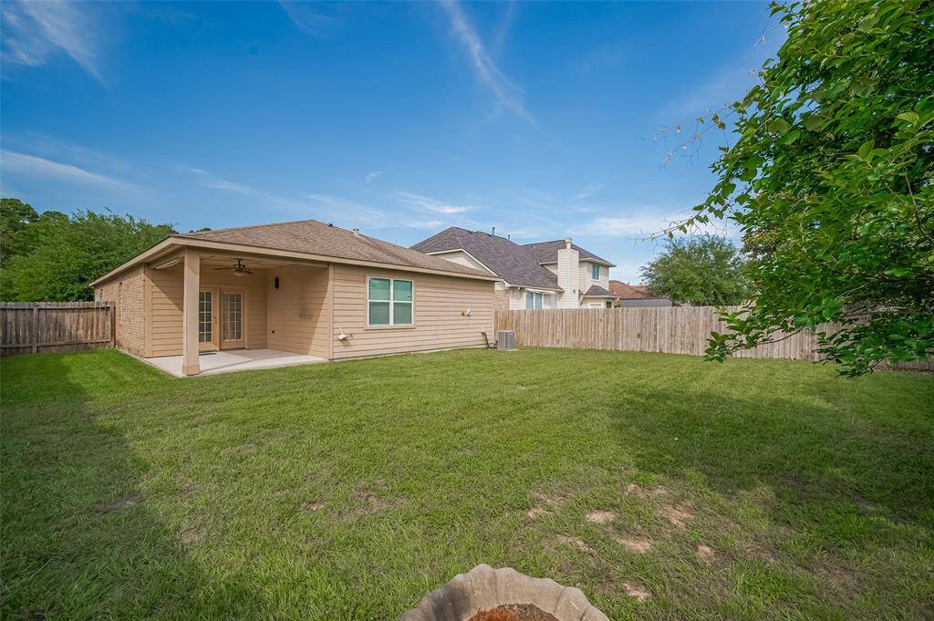 back yard has ample space for your children and pets to run.