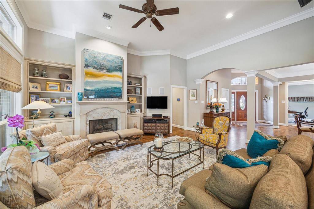 Another view of the living area. The home has a full house generator and a tankless hot water heater.