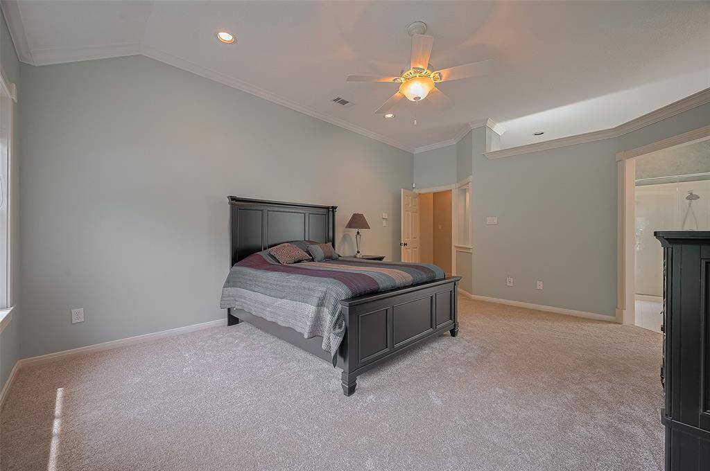 The generous room size will welcome all your bedroom furnture easily.