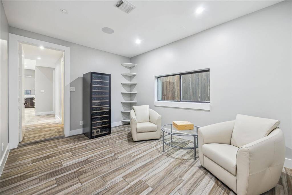 This room is perfect to be an optional 5th bedroom with a full shower just outside the room.
