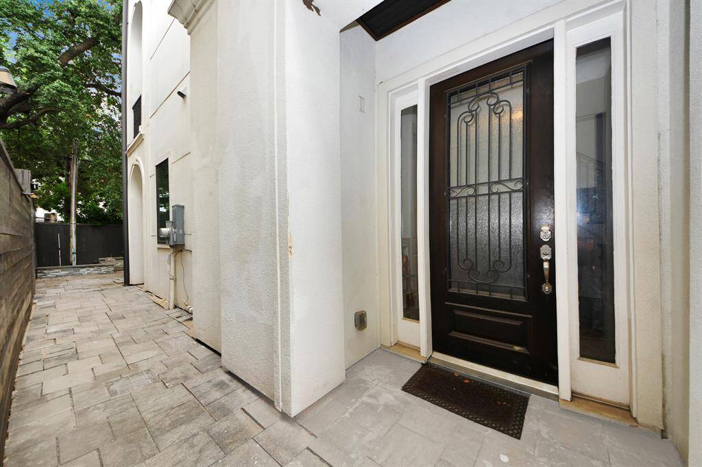 Front door entrance