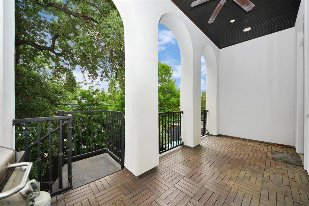 2nd Floor Balcony that leads to the kitchen