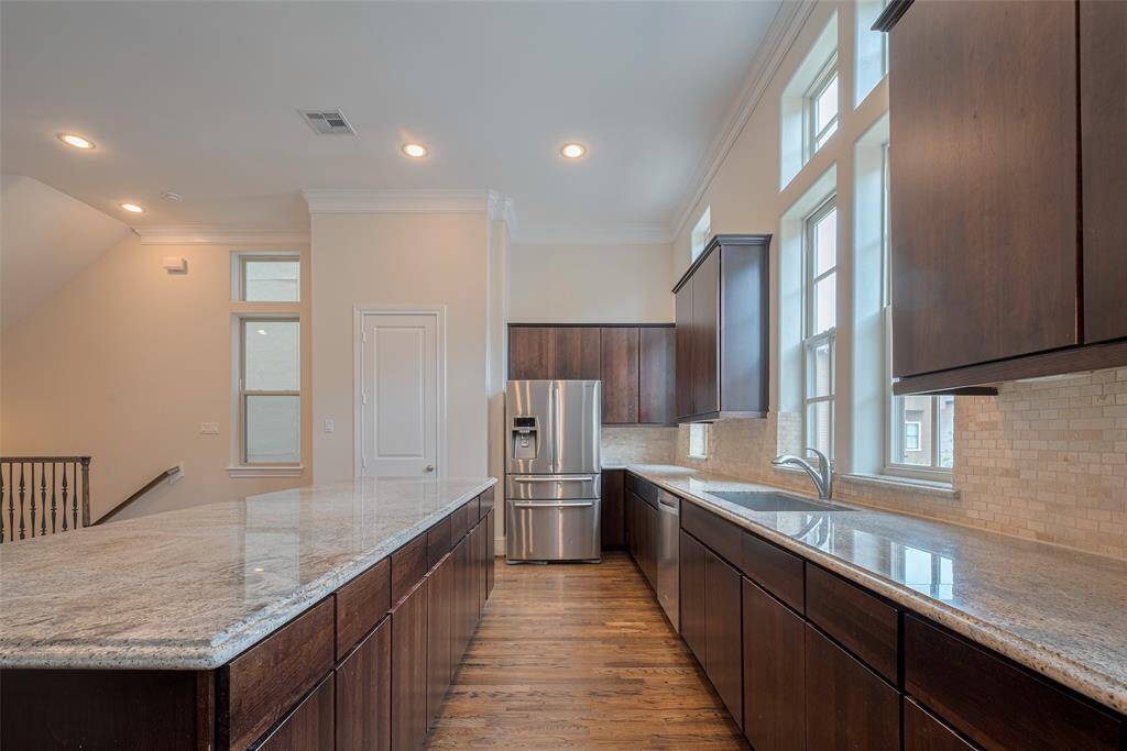 There is under cabinet lighting too!