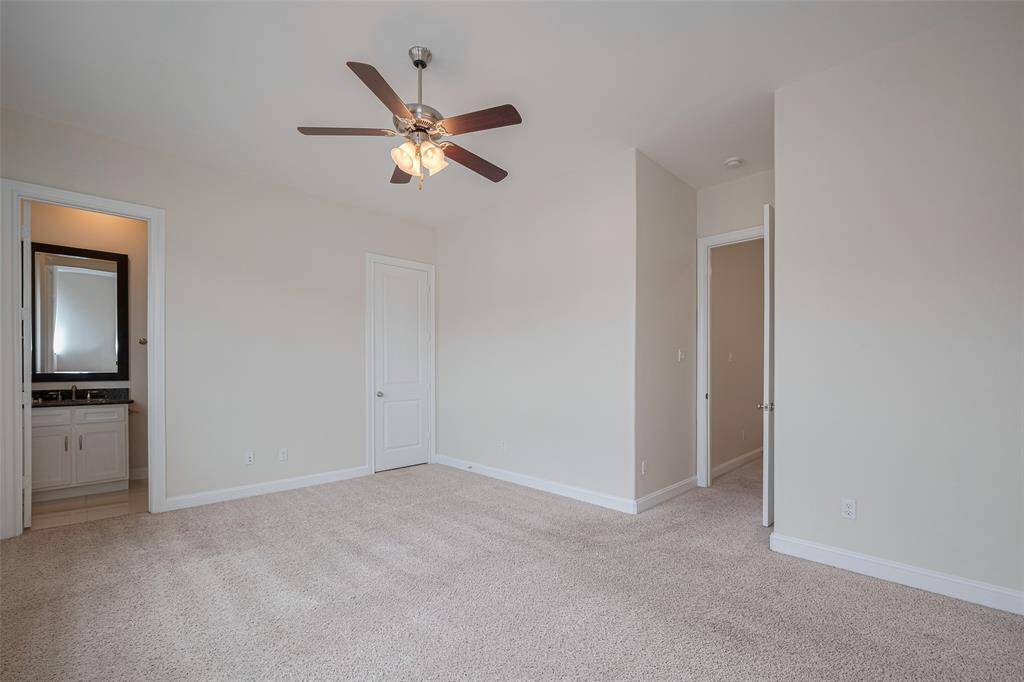 Has en suite bath and large closet as well.