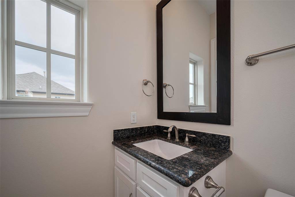 The vanity.