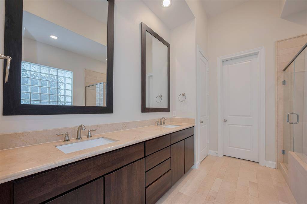 Double vanities.