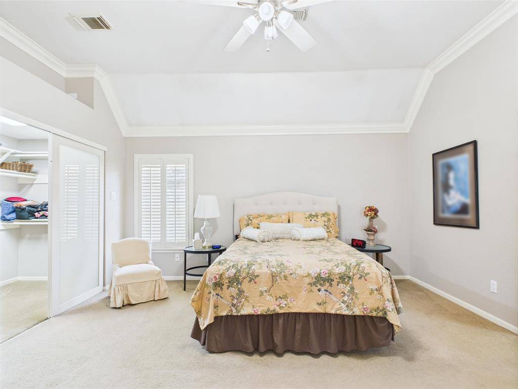 spacious primary suite