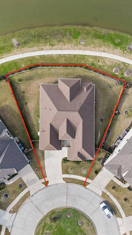 Aerial View of 4339 Martin Ridge Drive.