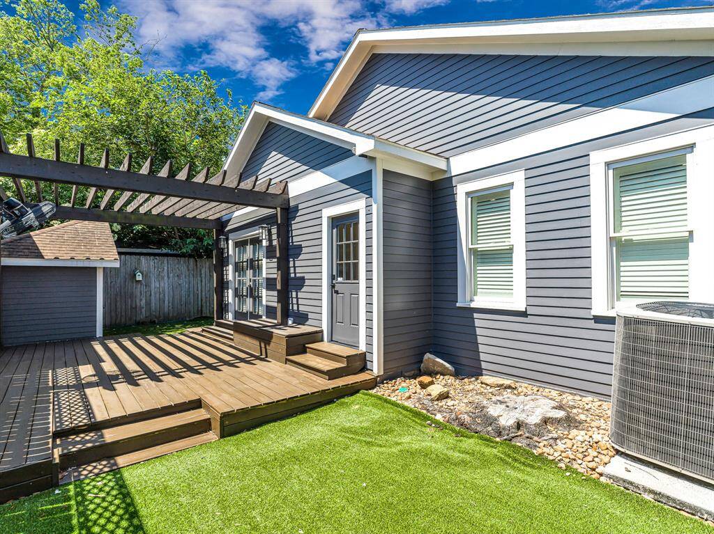 Enjoy the privacy and security of fencing with extended heights, complemented by low-maintenance artificial turf, providing a lush, green yard without the upkeep.