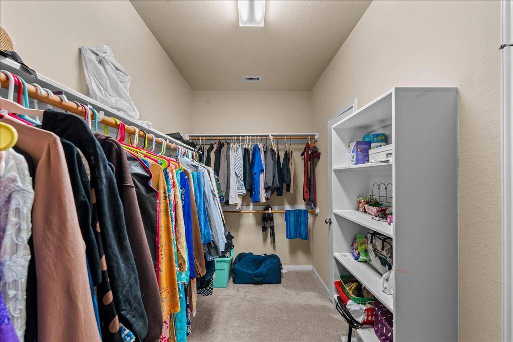 Primary closet.