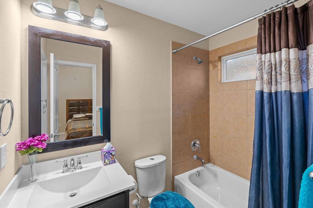 Ensuite bathroom in second bedroom.