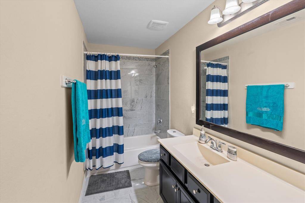 Third full bathroom, recently renovated.