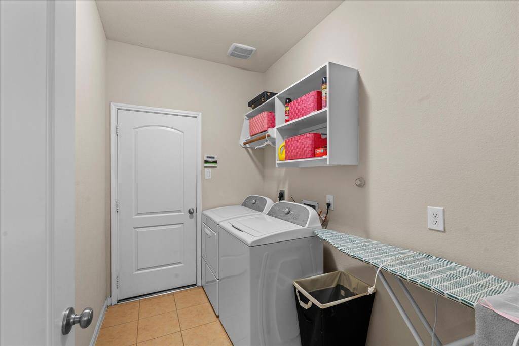 Laundry room on the first floor.