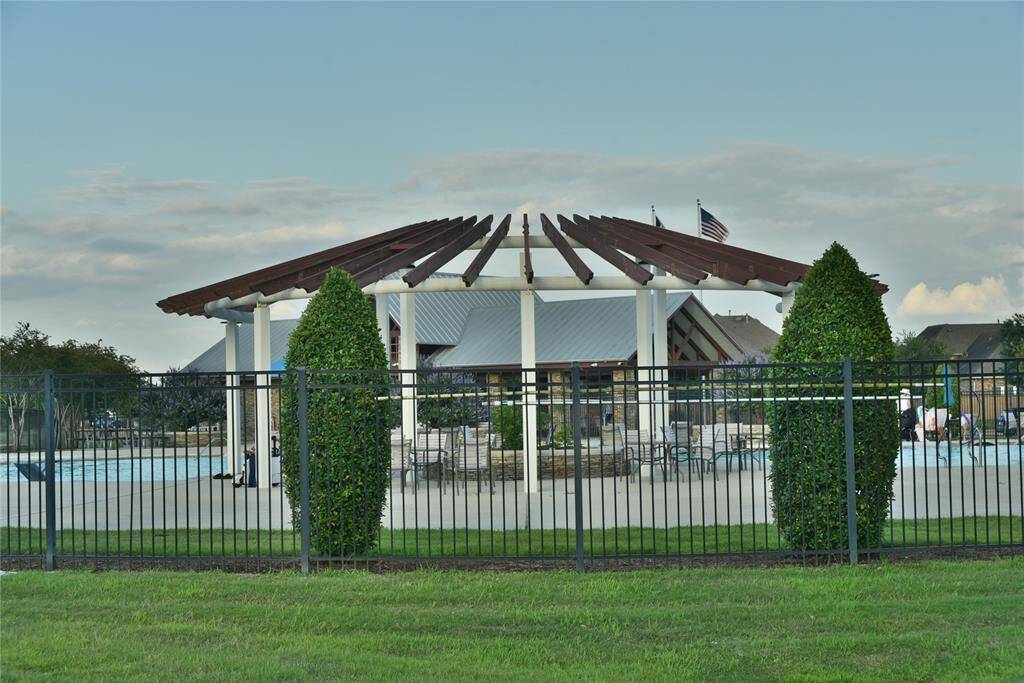 Swimming pool and club house.
