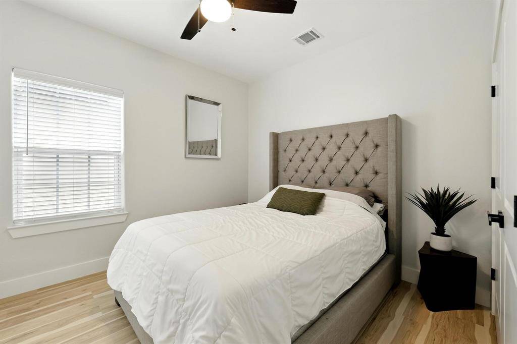 Second bedroom and a stylish second full bathroom complete this well-designed upper level-blending comfort, function, and modern finishes in every detail.