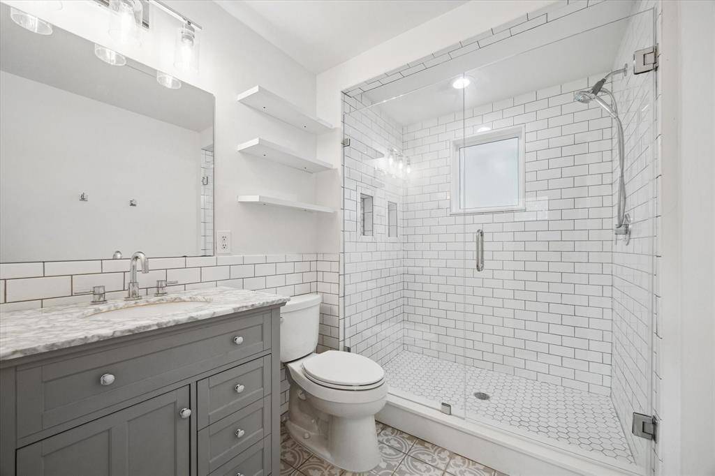 Primary bathroom.