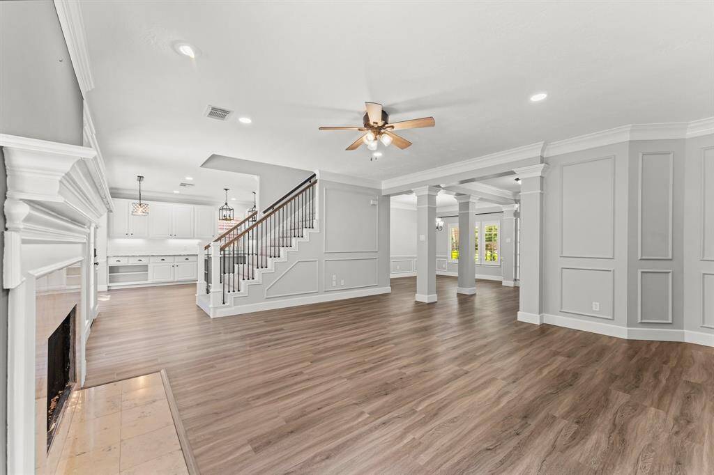 Tastefully updated interiors