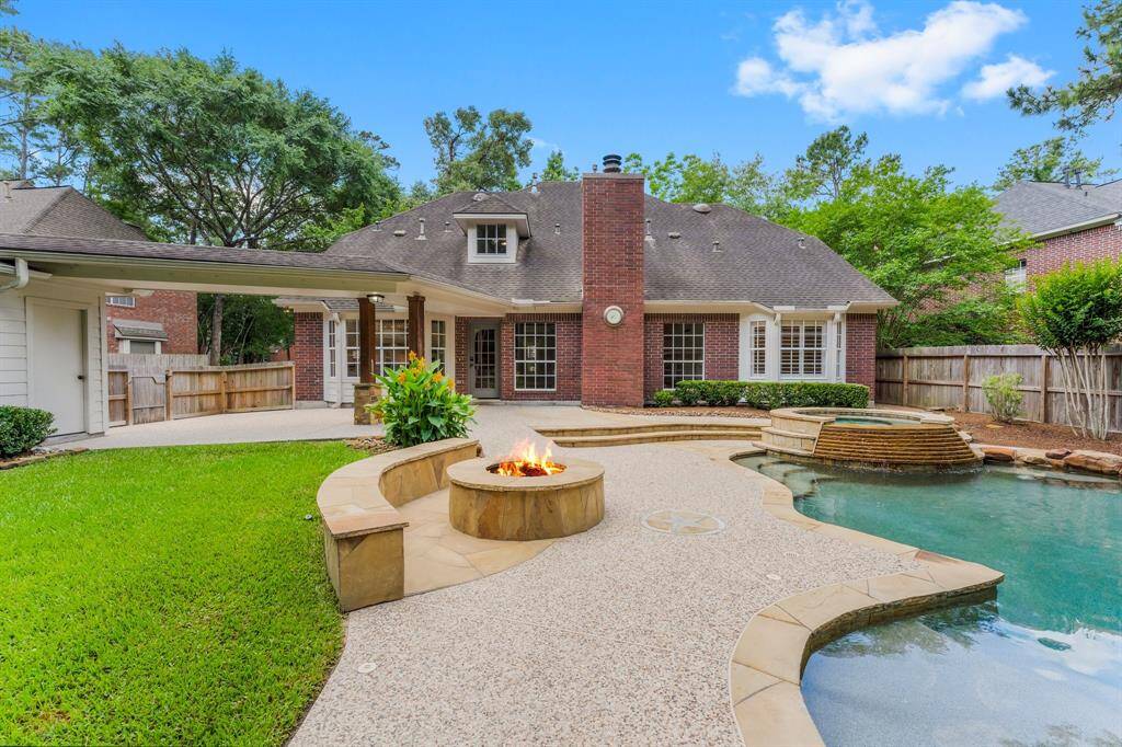 The Backyard includes nice green space for play