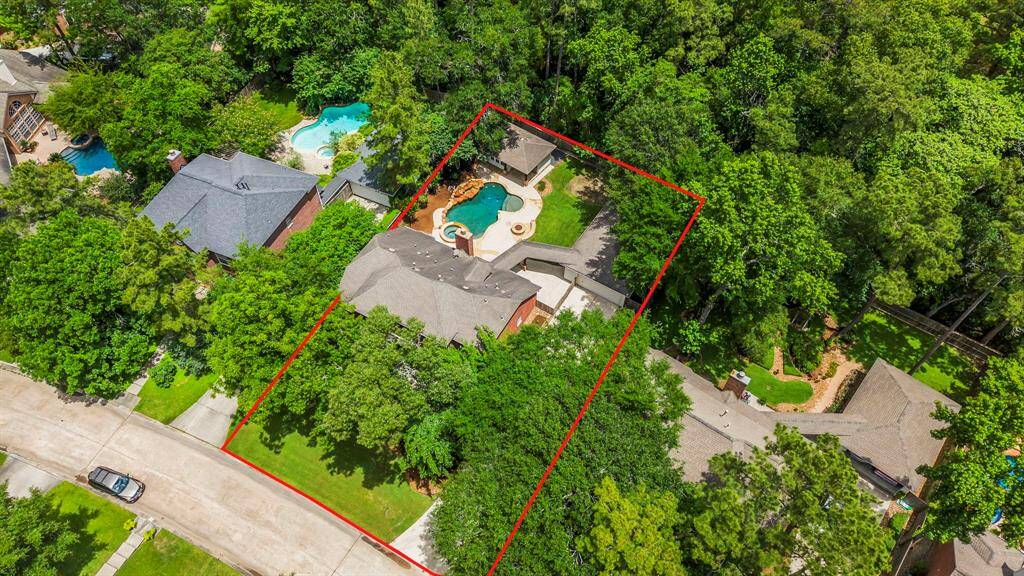 Amazing lot backing to a wooded greenbelt