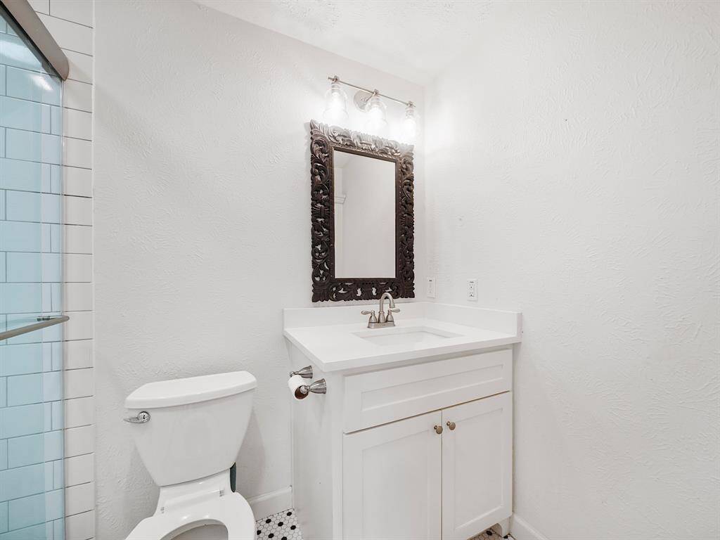 Primary bathroom.