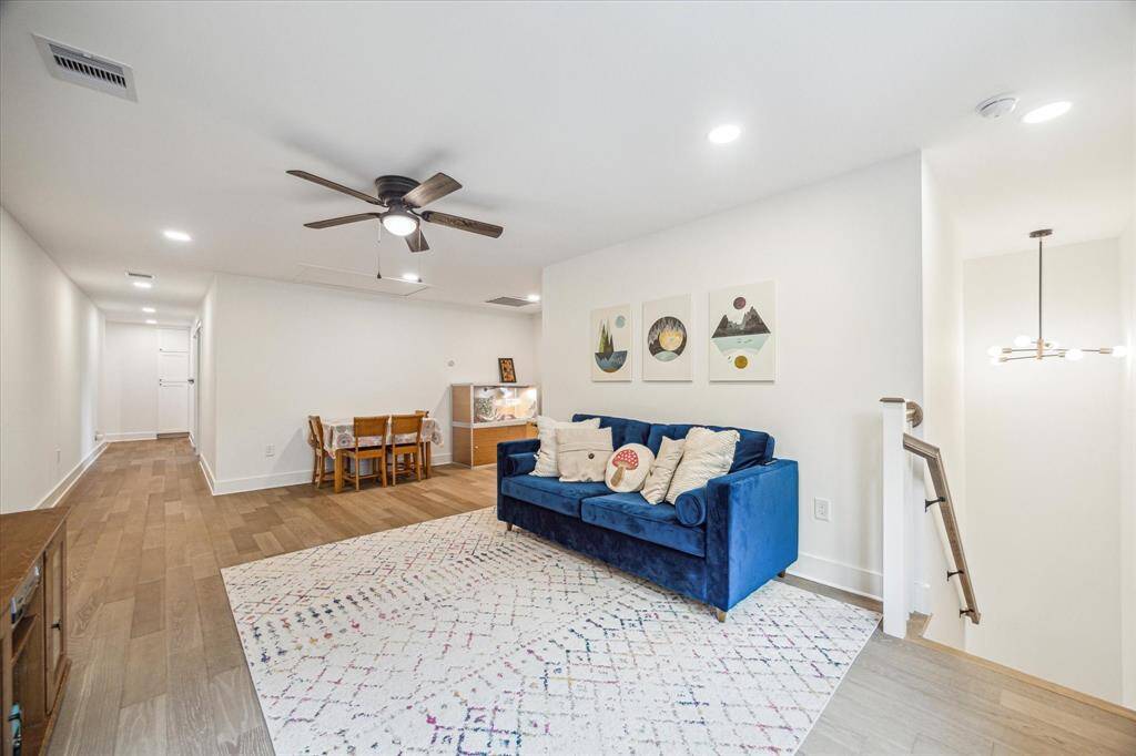 Spacious second floor with abundant natural light throughout.