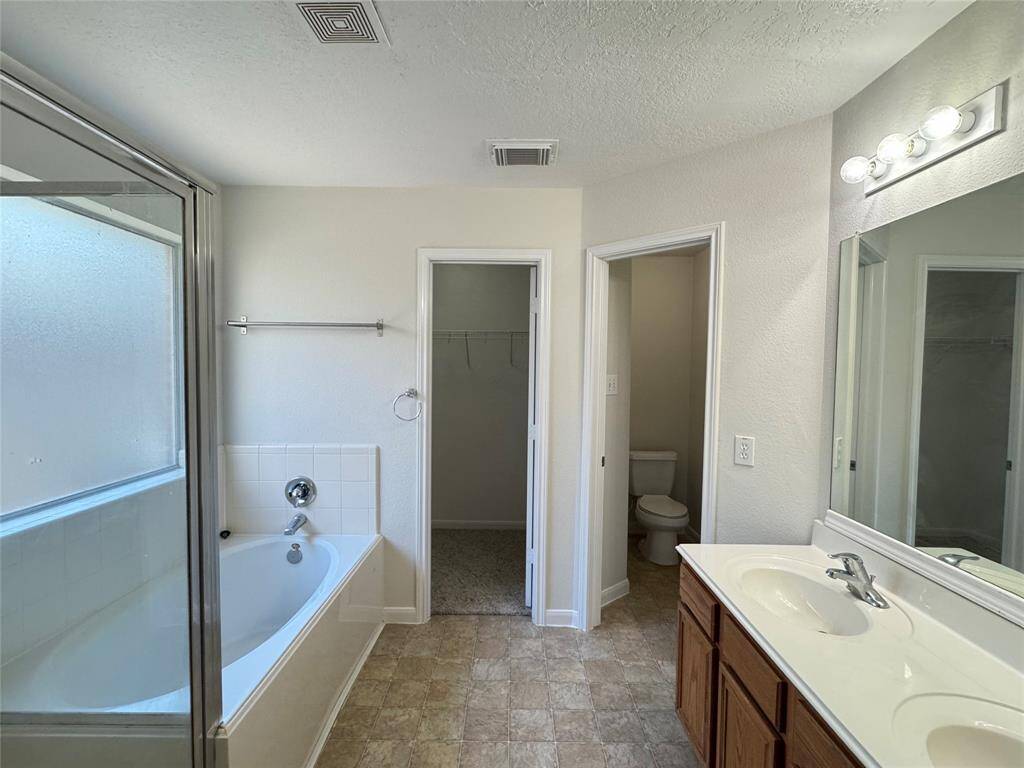 Large primary bathroom