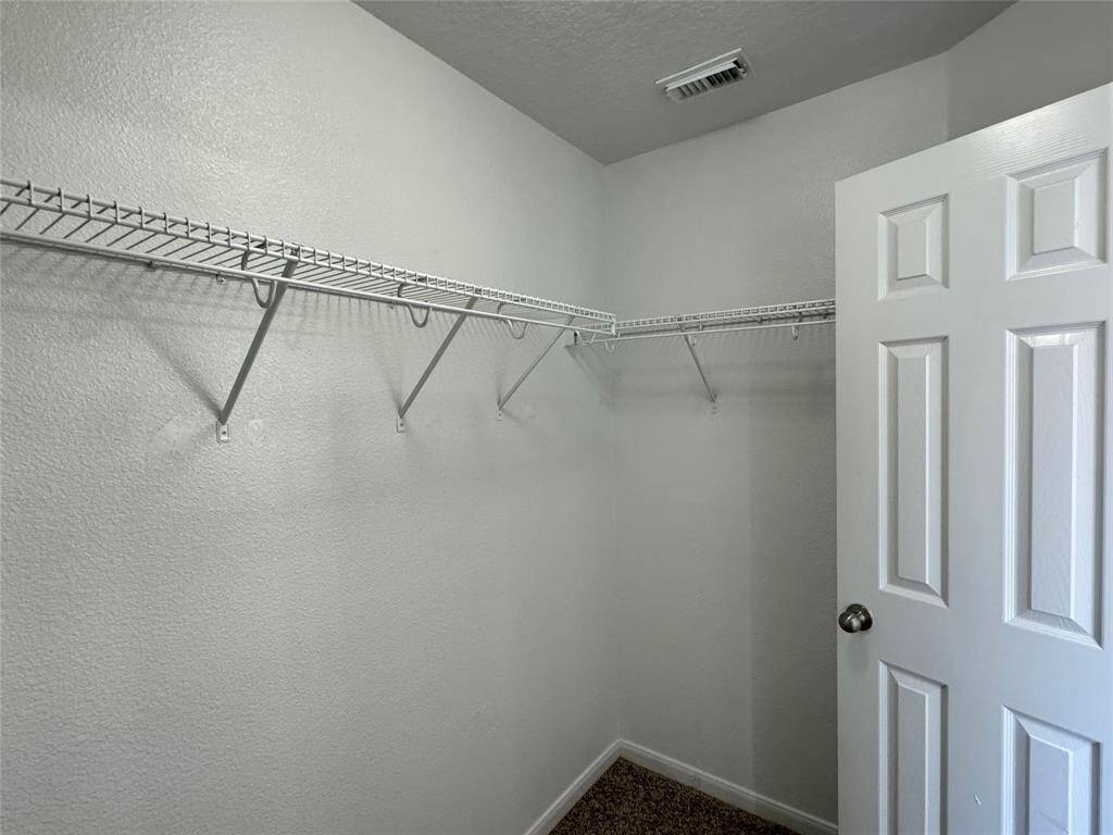 Reverse view of closet