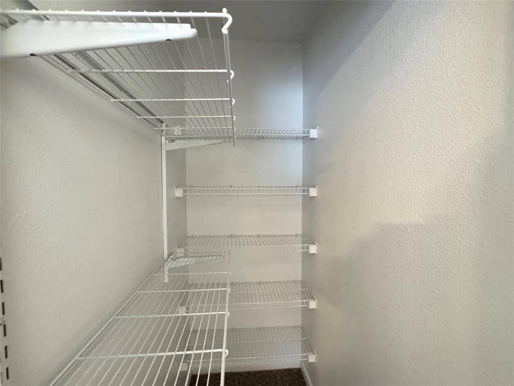 Upstairs storage closet
