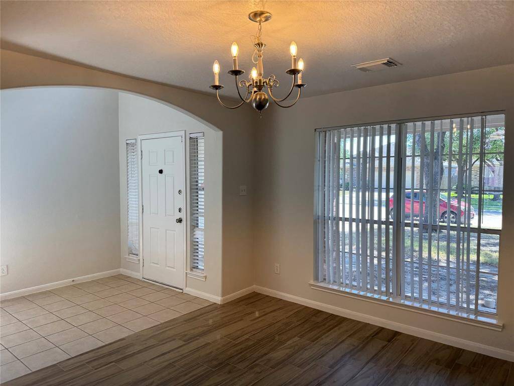 Reverse view of dining room