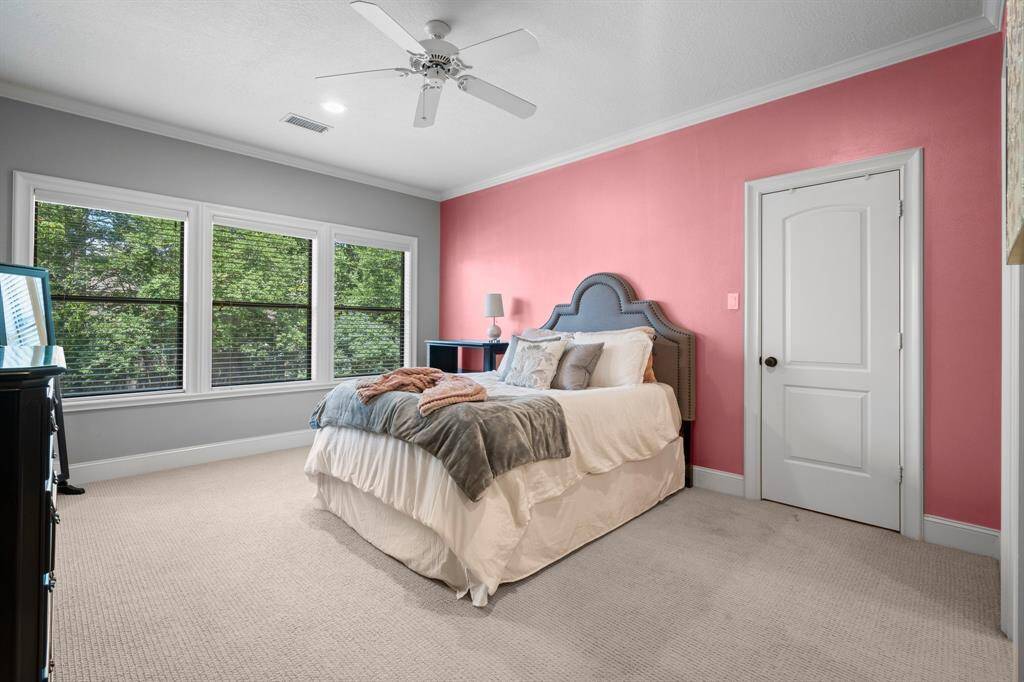 Secondary bedroom with private bathroom.