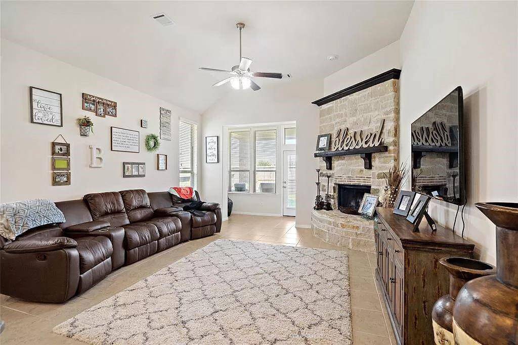 Tile throughout all living areas.