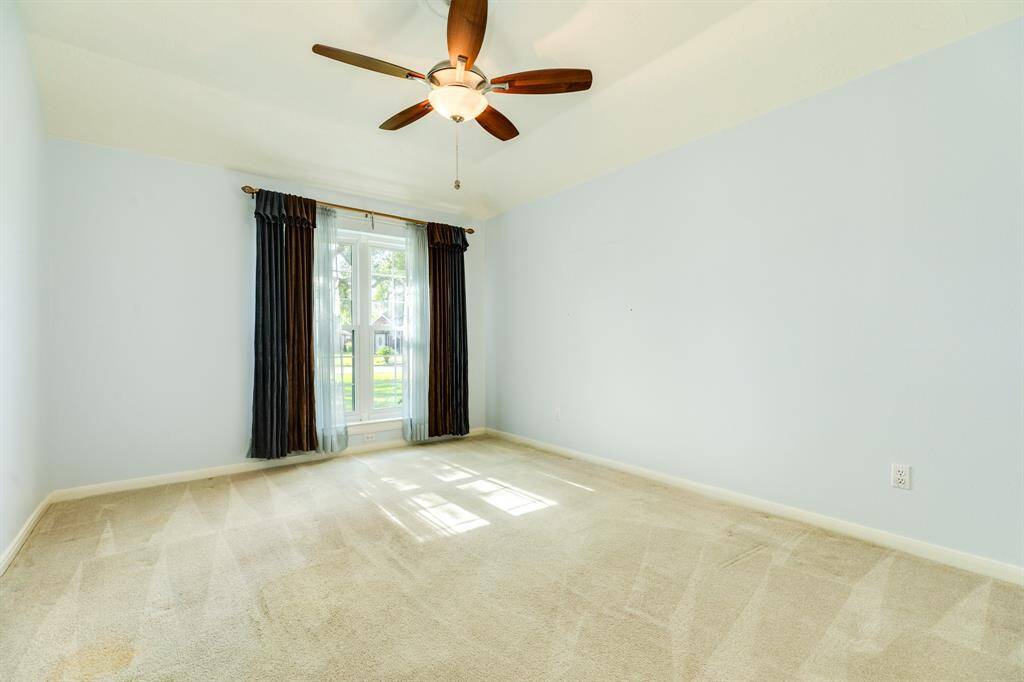 2nd bedroom at the front of the home w, large closet.