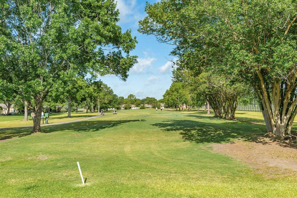 Golf course view from backyard.