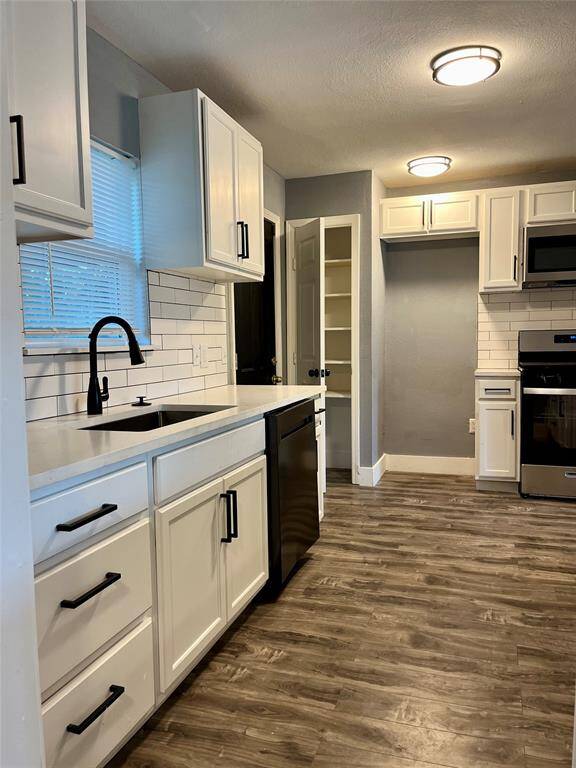 Sleek finishes in this gorgeous kitchen