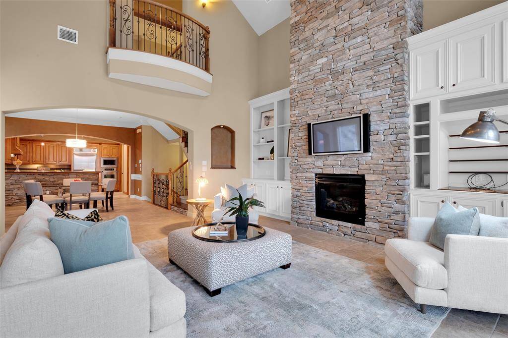Great room looking towards kitchen