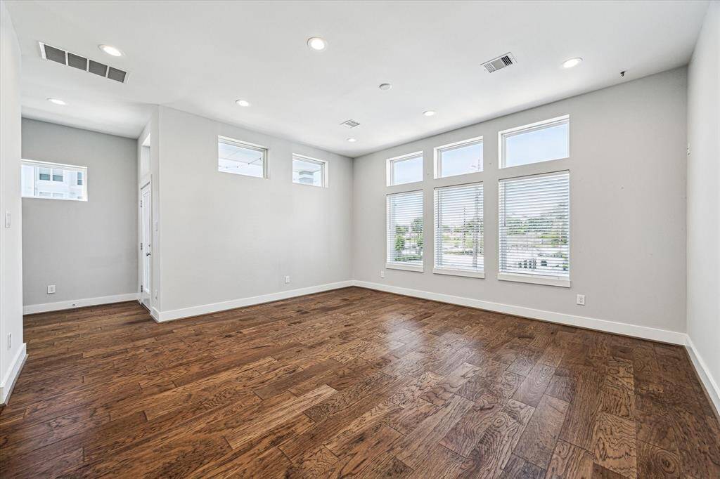 Off the living room is access to the balcony.