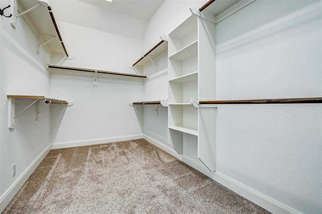 Plenty of space for all your clothing and shoes.