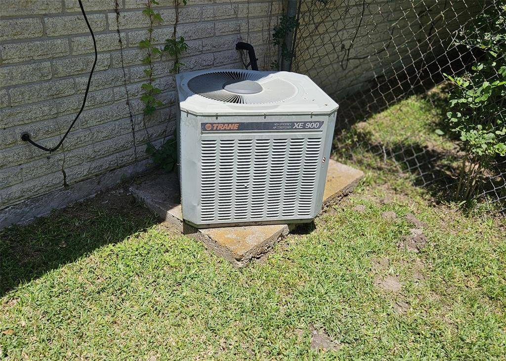 AC condenser unit needs repairs.