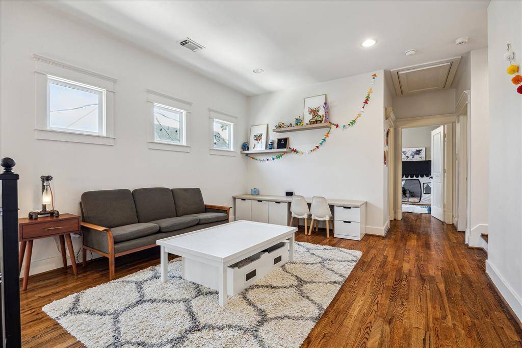 Game room located on the second floor, adjacent to two secondary bedrooms and bathroom and the primary bedroom