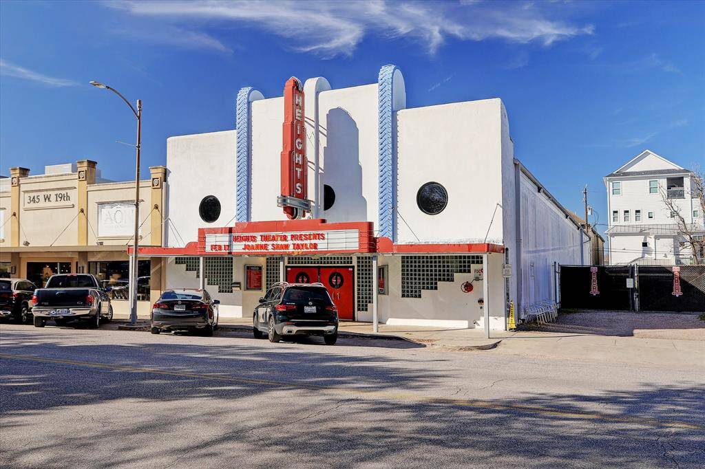 A mix of unique shops lines historic 19th Street in the Houston Heights, including boutiques, antique stores, art galleries and live music